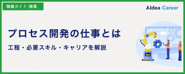 プロセス開発の仕事とは|工程・必要スキル・キャリアを解説