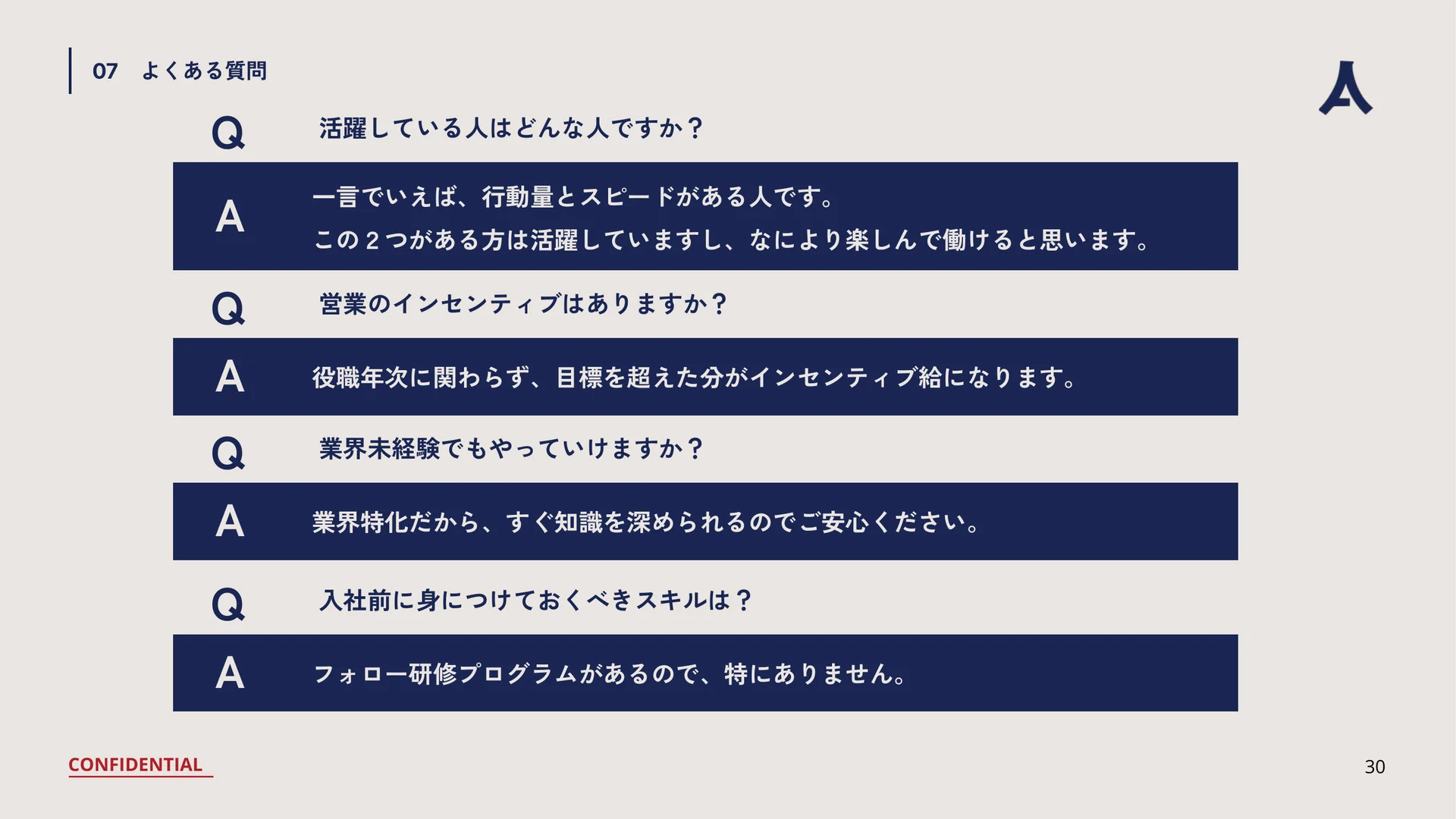 Recruitment Deck スライド30